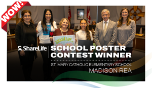 YCDSB Student Wins ShareLife Poster Contest