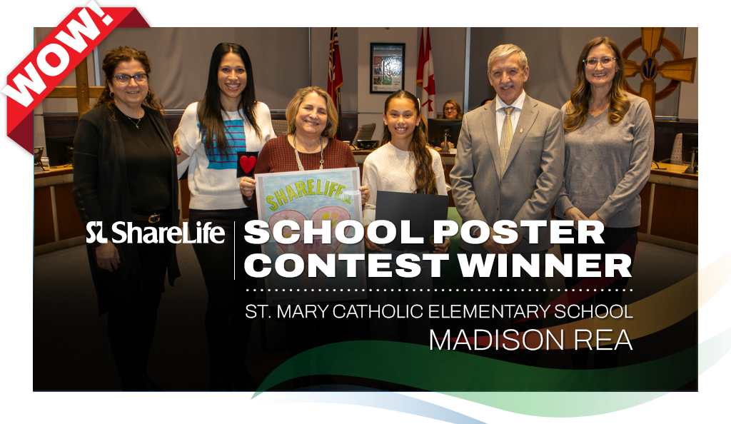 YCDSB Student Wins ShareLife Poster Contest